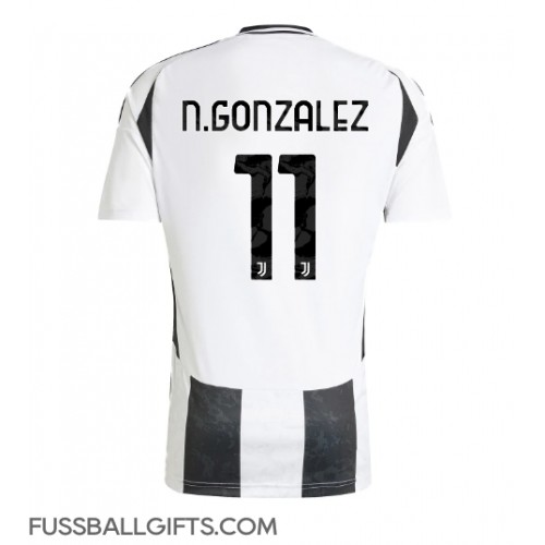 Juventus Nicolas Gonzalez #11 Fußballbekleidung Heimtrikot 2024-25 Kurzarm